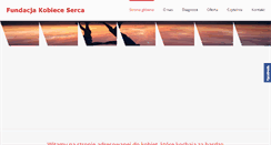 Desktop Screenshot of kobieceserca.pl
